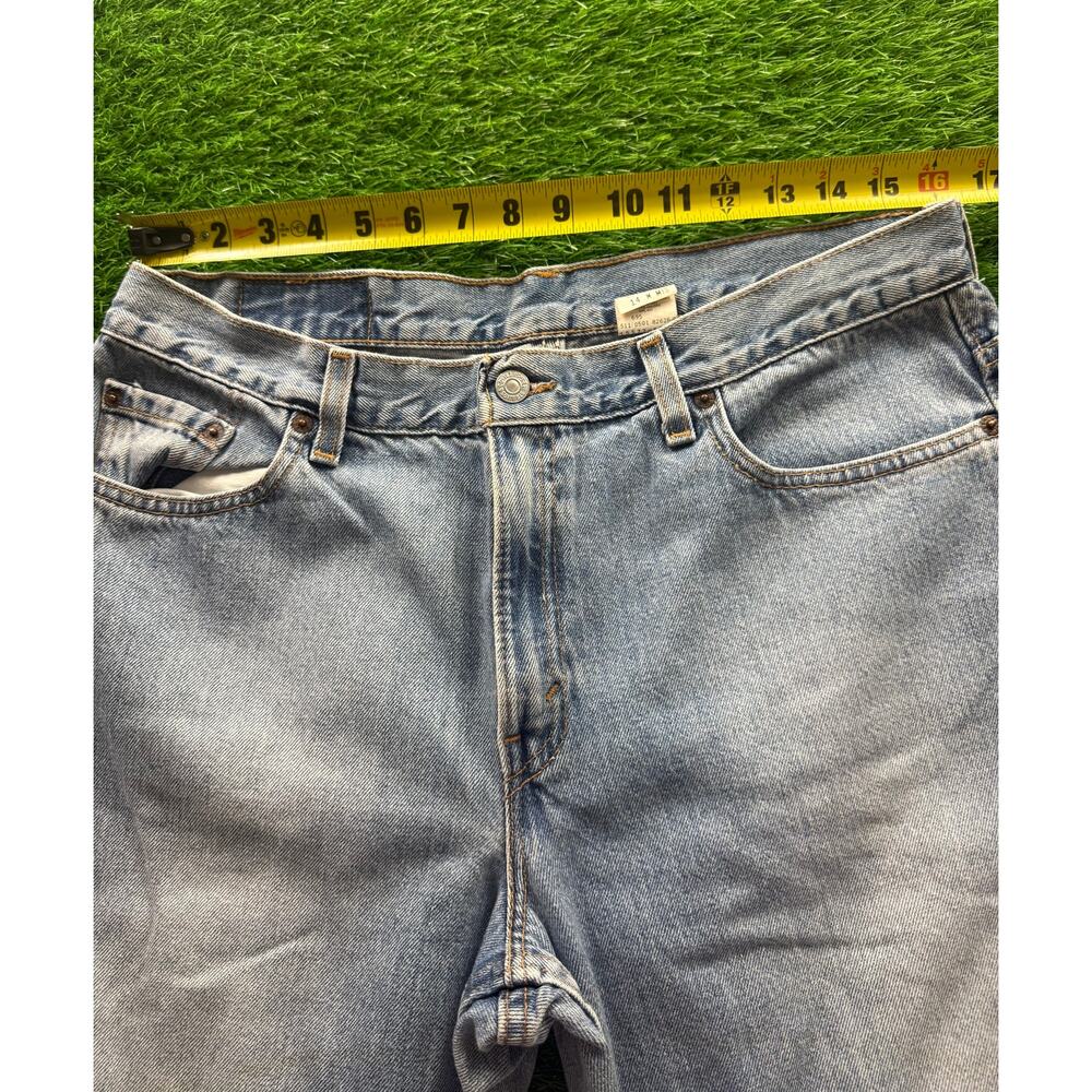 Vtg Levi’s 577 Lower Rise Loose Fit Jeans Women's 14 USA Light Wash 100% Cotton - Picture 13 of 15